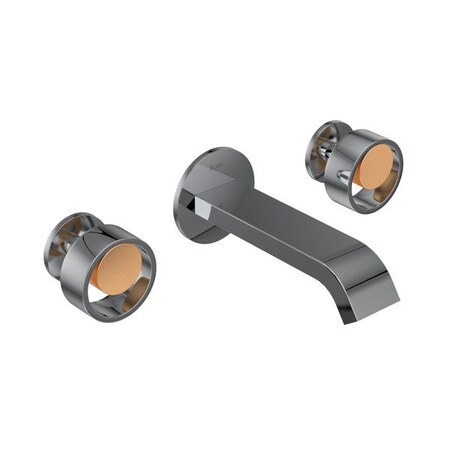 Rohl Eclissi Wall Mount Lavatory Faucet With U-Spout EC09W3IWPCG